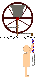 animated gif showing a ringer and bell